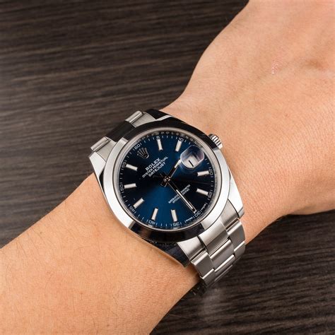 rolex 126300 blue roman|bob's rolex model 126300.